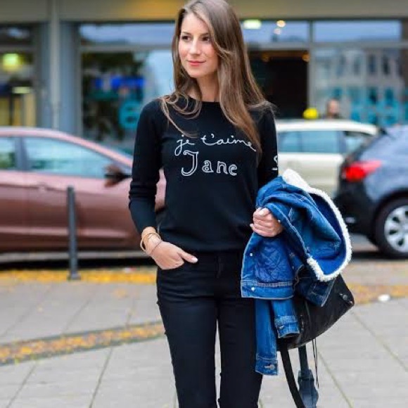 NWT RARE Jbrand✖️Bella Freud pretty baby jumper metallic wool multi sizes